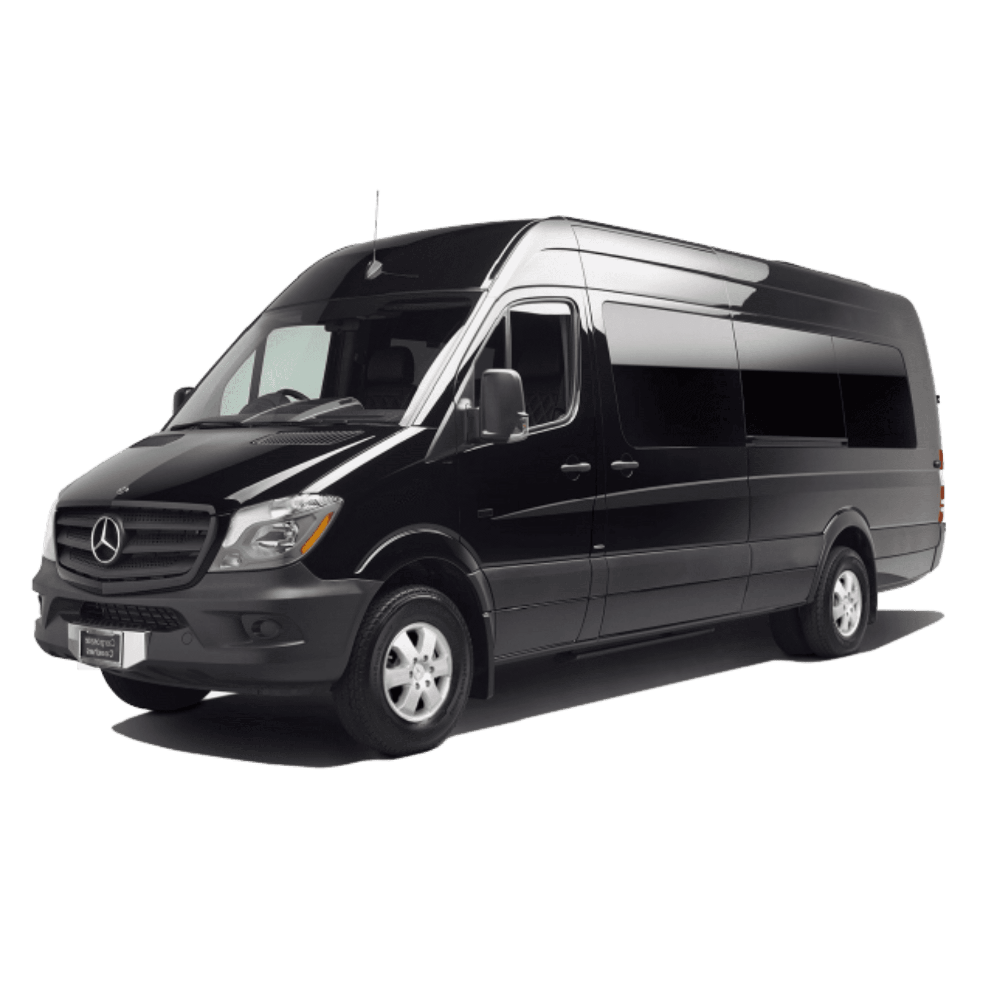 Black executive sprinter van